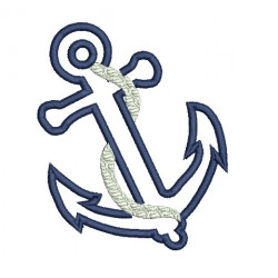 Stickdatei - Anker Satinappli